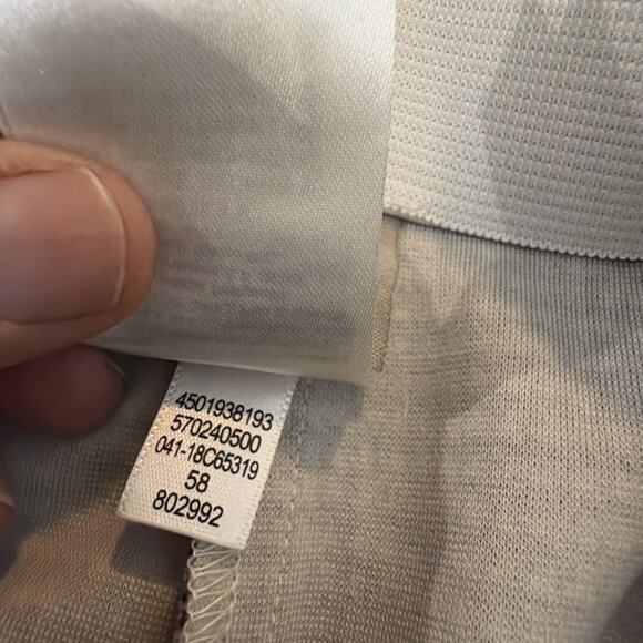 Chico's women's 14 Lg Ponte Houndstooth Black White Pull-On Pants classic career - Picture 7 of 9